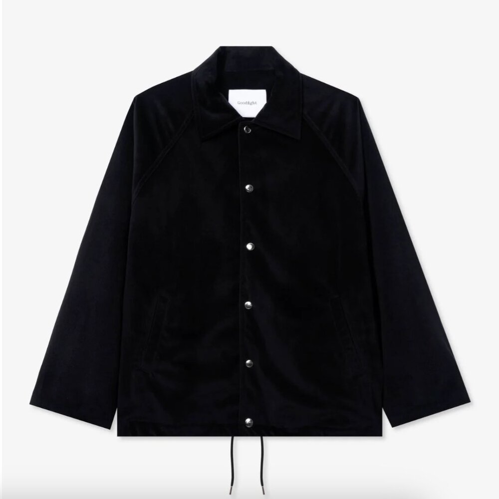 Goodfight Coaches Jacket Black NWOT SMALL
